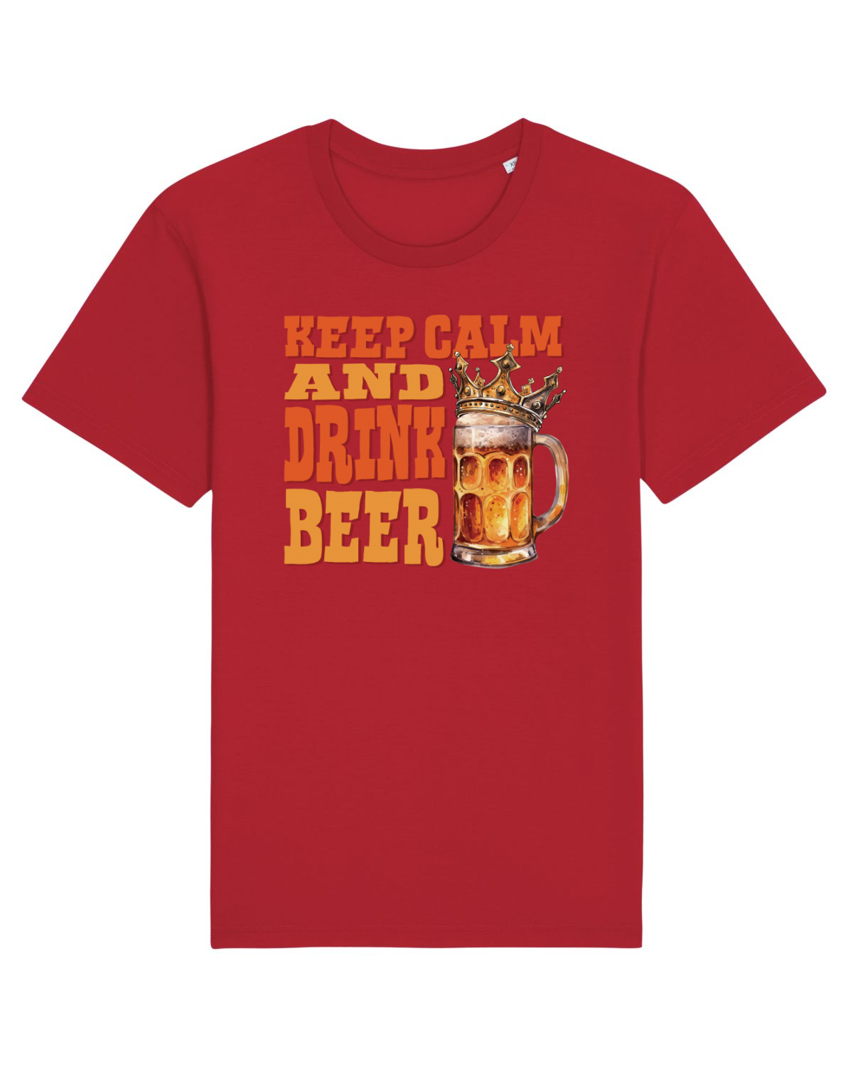 Tricou mânecă scurtă Unisex Rocker Red