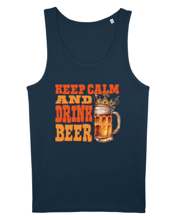 pt iubitorii de bere - Keep calm and drink beer Navy