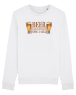 pt iubitorii de bere - No great story started with a salad Bluză mânecă lungă Unisex Rise
