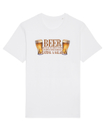 pt iubitorii de bere - No great story started with a salad Tricou mânecă scurtă Unisex Rocker