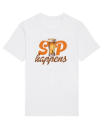 pt iubitorii de bere - Sip happens Tricou mânecă scurtă Unisex Rocker