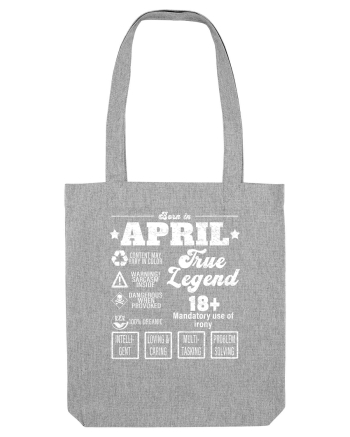 Born In April True Legend Heather Grey
