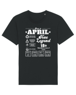 Born In April True Legend Tricou mânecă scurtă Unisex Rocker