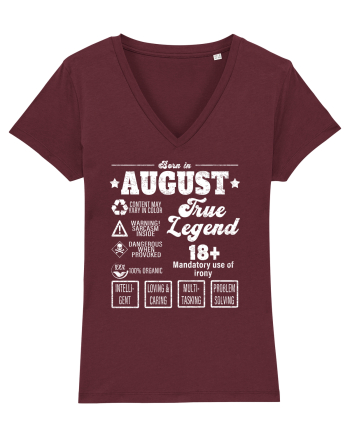 Born In August True Legend Burgundy