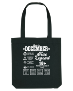 Born In December True Legend Sacoșă textilă