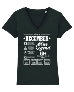 Born In December True Legend Tricou mânecă scurtă guler V Damă Evoker