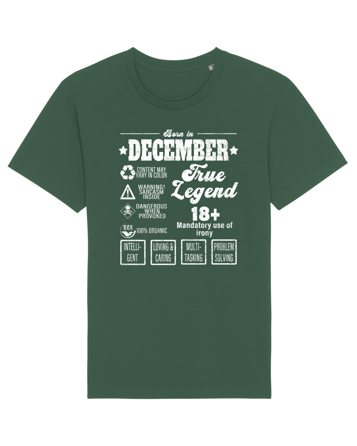 Tricou mânecă scurtă Unisex Rocker Bottle Green