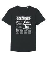 Born In December True Legend Tricou mânecă scurtă guler larg Bărbat Skater