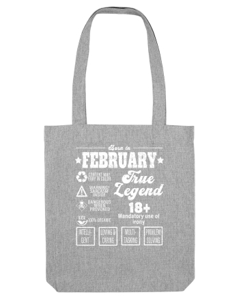 Born In February True Legend Heather Grey