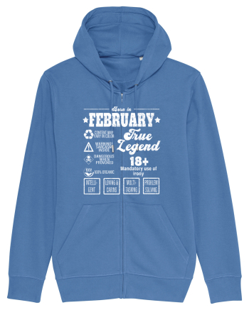 Born In February True Legend Bright Blue