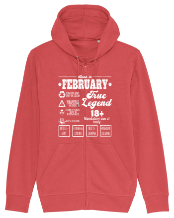 Born In February True Legend Carmine Red