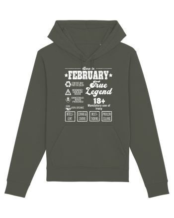 Born In February True Legend Khaki