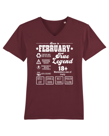 Born In February True Legend Burgundy