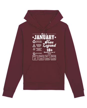 Born In January True Legend Burgundy