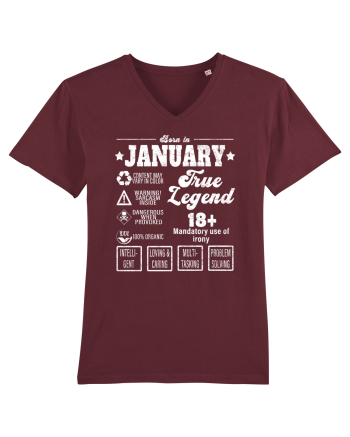 Born In January True Legend Burgundy