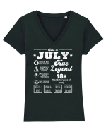 Born In July True Legend Tricou mânecă scurtă guler V Damă Evoker