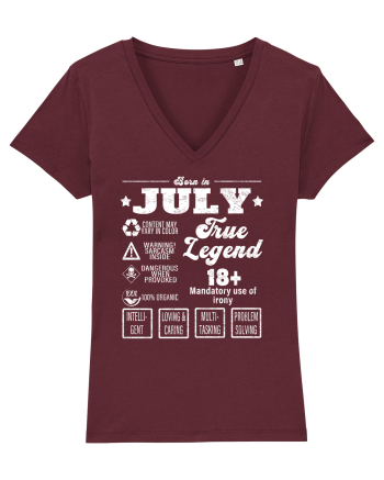 Born In July True Legend Burgundy