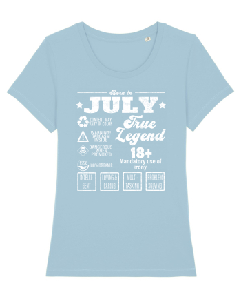 Born In July True Legend Sky Blue