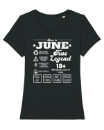 Born In June True Legend Tricou mânecă scurtă guler larg fitted Damă Expresser