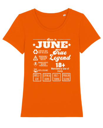 Born In June True Legend Bright Orange