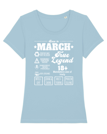 Born In March True Legend Sky Blue