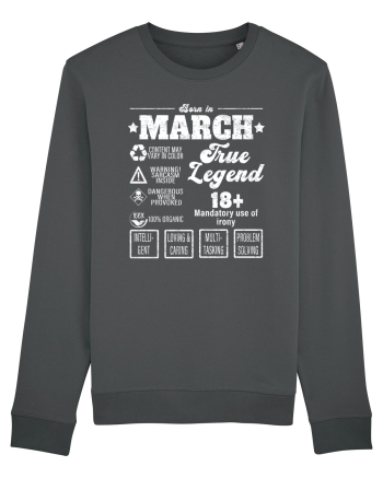 Born In March True Legend Anthracite