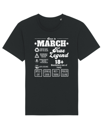 Born In March True Legend Black