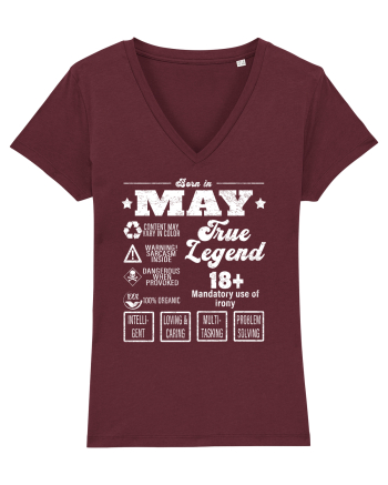 Born In May True Legend Burgundy