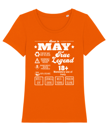 Born In May True Legend Bright Orange