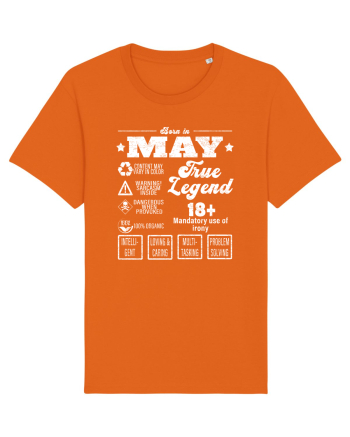 Born In May True Legend Bright Orange