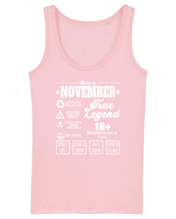 Born In November True Legend Cotton Pink