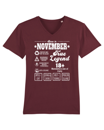 Born In November True Legend Burgundy