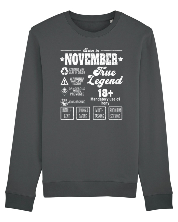 Born In November True Legend Anthracite