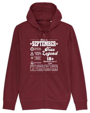 Born In September True Legend Burgundy