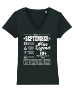 Born In September True Legend Tricou mânecă scurtă guler V Damă Evoker
