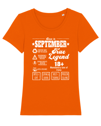 Born In September True Legend Bright Orange