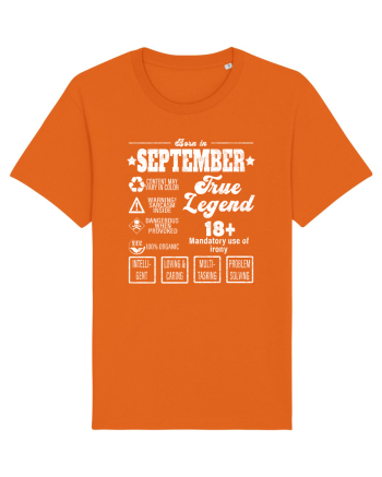 Born In September True Legend Bright Orange