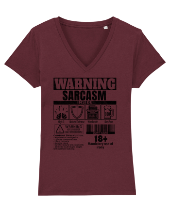 Sarcasm Inside bk Burgundy