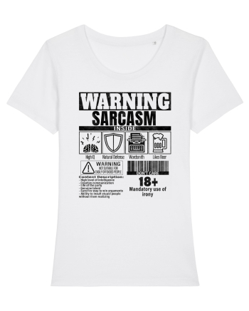 Sarcasm Inside bk White