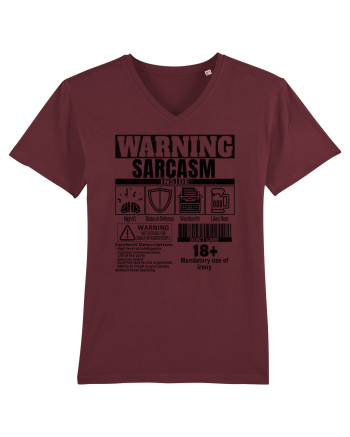 Sarcasm Inside bk Burgundy