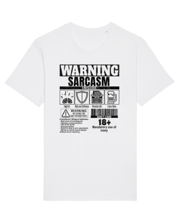 Sarcasm Inside bk White