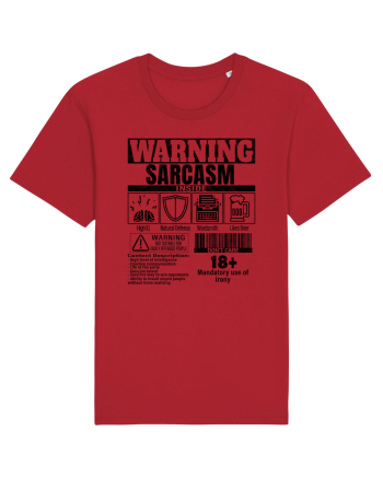 Sarcasm Inside bk Red