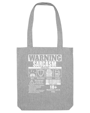 Sarcasm Inside Heather Grey