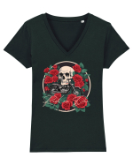 RIDE OR DIE Tricou mânecă scurtă guler V Damă Evoker
