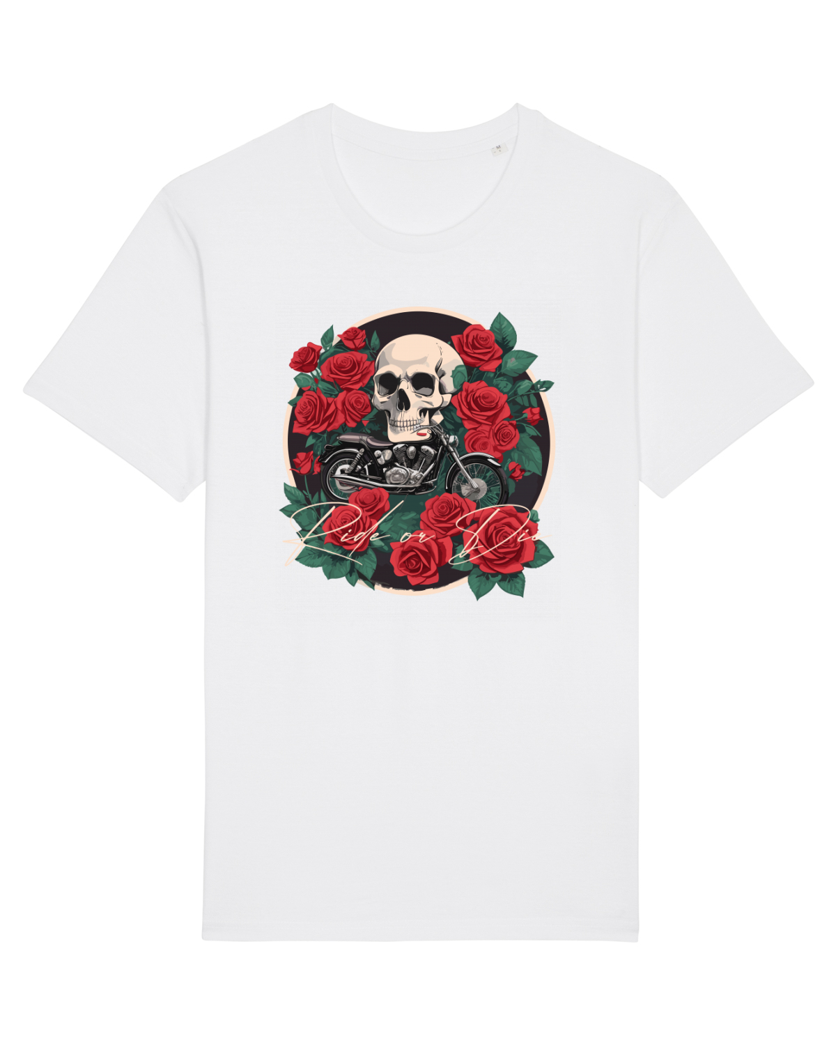 Tricou mânecă scurtă Unisex Rocker White