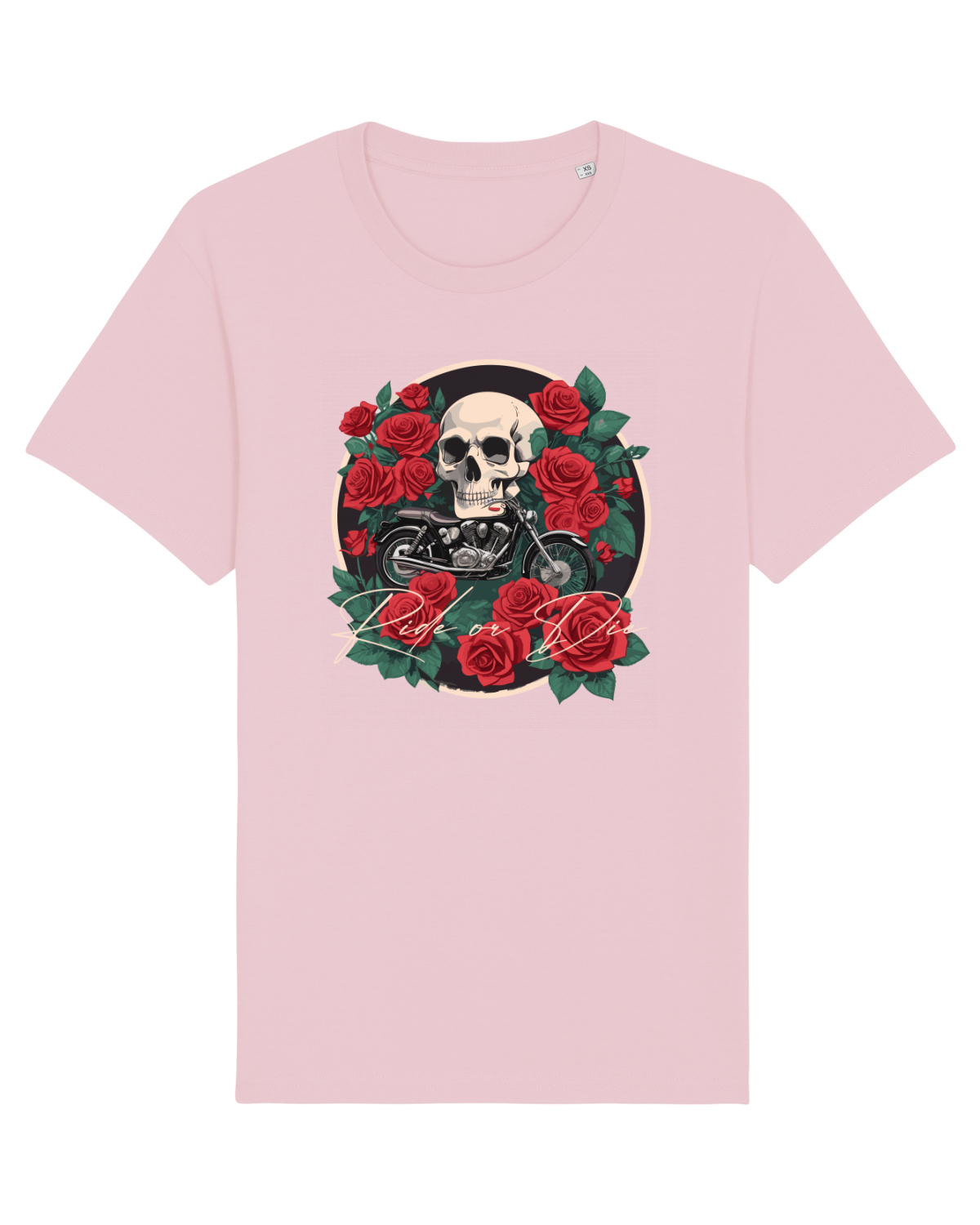 Tricou mânecă scurtă Unisex Rocker Cotton Pink