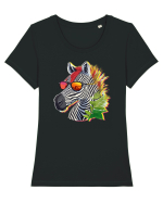 summer breeze Tricou mânecă scurtă guler larg fitted Damă Expresser