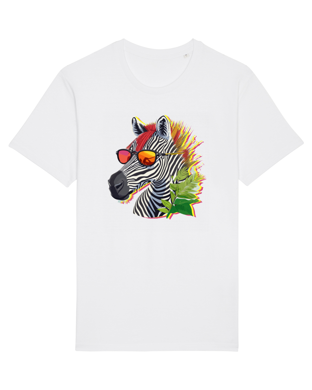 Tricou mânecă scurtă Unisex Rocker White