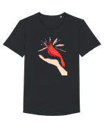 Zbor liber Tricou mânecă scurtă guler larg Bărbat Skater