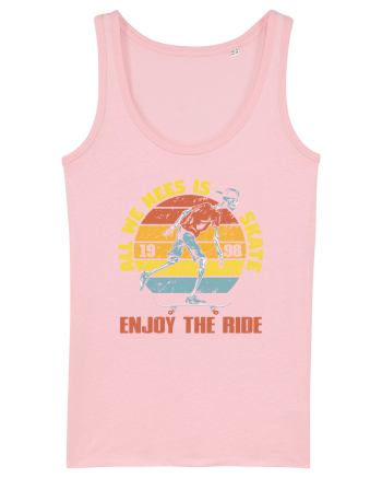 All We Need Is Skate Skateboarding Cotton Pink